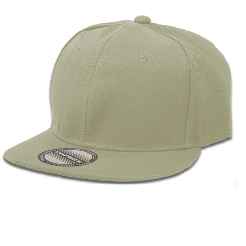 Men Snapback Hat Classic Hip Hop Flat Brim Bill Baseball Cap Solid Plain Hats - Picture 6 of 26