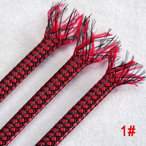 8mm (Cotton Yarn + PET) Expanding Braided Sleeving Wire Cable Harness Protection - Picture 14 of 32