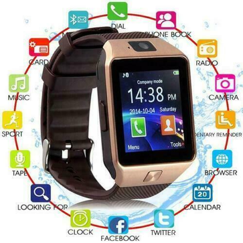 2021 Bluetooth Smartwatch Telefon Mate-GSM SIM für Phone - Bild 1 von 16