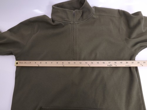 Carhartt Half Zip Pullover Mock Neck Green Sweater Kängurutasche - Herren LGE - Bild 9 von 17