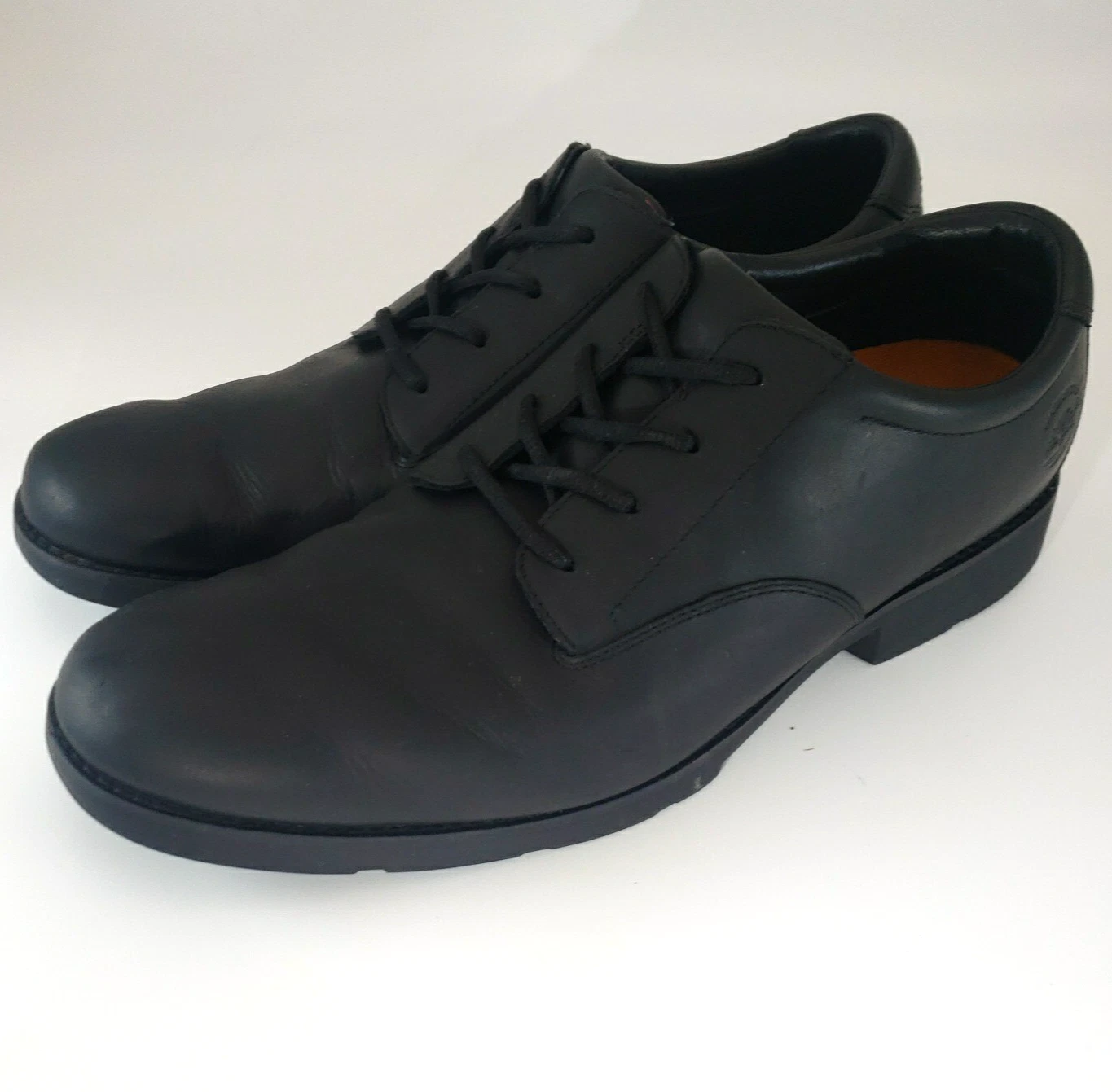 Timberland Boot Company GSR scarpa Oxford impermeabile punta liscia nera taglia 11 5 W