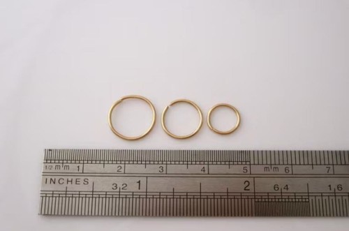 925 Thin Sterling Silver Nose Ring Hoop Small 6mm to 12mm - Picture 5 of 5
