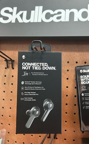 Skullcandy CONNECTED, NOT TIED DOWN. Indy™ True Wireless Earbuds Black NIB - Picture 13 of 14