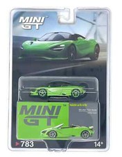 chase! McLaren 750S Spider Mantis Green LHD 1/64 Scale Model By Mini GT MGT00783