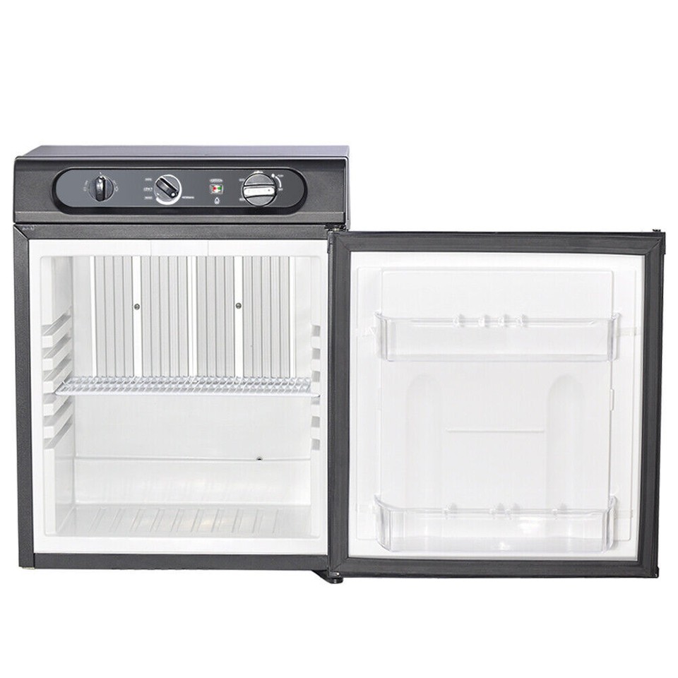 SMAD 1.4 Cu ft 3 Way AC/ DC/ Propane Gas Refrigerator RV Campervan ...