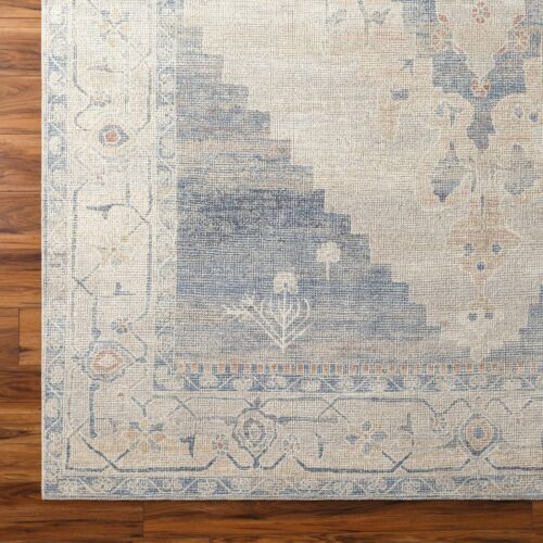 Livabliss x Becki Owens Luca Medallion Area Rug , 3'11" x 5'7", Pewter - Picture 8 of 8