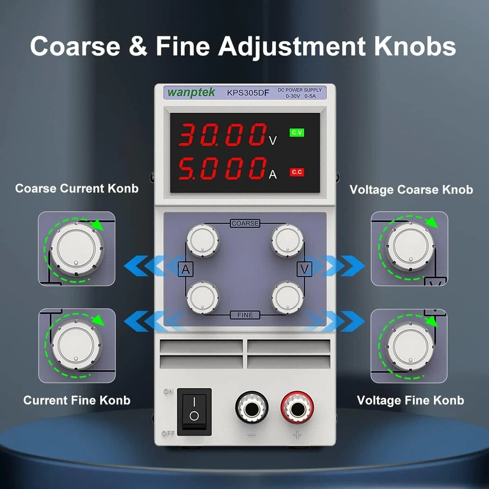 30V 60V 120V 3A 5A 10A Lab adjustable DC Power Supply Variable Power Source - Image 4 of 4