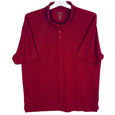 Red Head Brand Co Shirt Red Collared SS Cotton Polo Top Golf Lightweight LNWOT