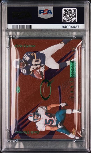 Playoff Absolute 4 McElroy Leather Quads PSA 10 Low Pop 1997 - Foto 2 di 2