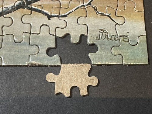 1975 Winter Birds National Wildlife Federation Puzzle NWF Frace *Missing 1 Piece - Picture 4 of 7