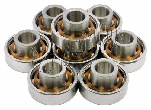8 Skateboard Extended Ceramic Bearing with Built-in Spacers Bearings 8786 - Picture 7 of 12