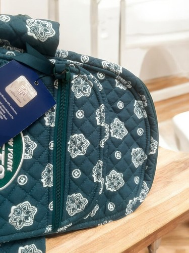 Vera Bradley NFL kleiner Rucksack aus Baumwolle (New York Jets) - Bild 2 von 9