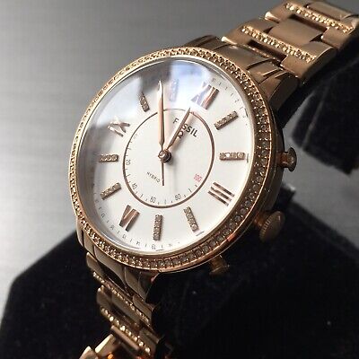 fossil q virginia rose gold