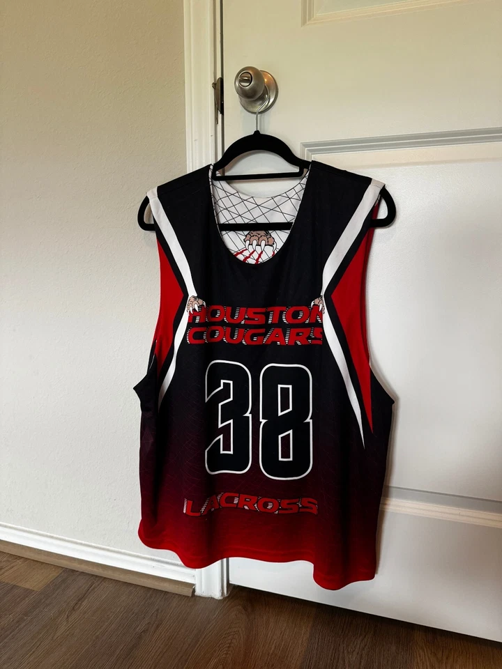 Camiseta de lacrosse de Houston Cougars diseño fresco reversible Foto 2 de 4