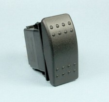 Carling MOMENTARY Rocker Switch DPDT, 20A 12VDC, ON OFF ON 