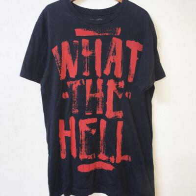 ☆ Abbey DAWN Avril Lavigne WHAT THE HELL T-shirt M size