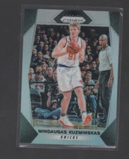 MINDAUGAS KUZMINSKAS   2017-18 PANINI PRIZM SILVER PRIZMS CARD #277 