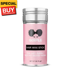 Wax Stick for Hair, Pomade Long-Lasting Wax, Smoothing  Slick Stick for Wigs, S