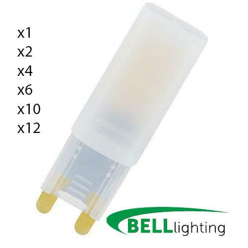 LED G9 Glühbirnen Kapseln 3W = 25W Watt 2700k warmweiß flache Glühbirne von Bell - Bild 1 von 3