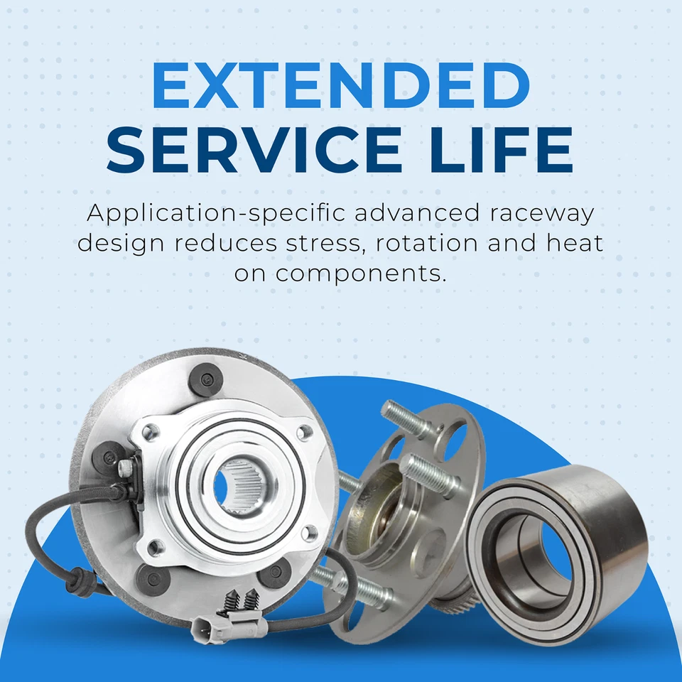 Cojinete de cubo de rueda delantera de 10 tacos para Dodge Ram 4500 5500 2008-2018 2012 2013 2014 Foto 3 de 4