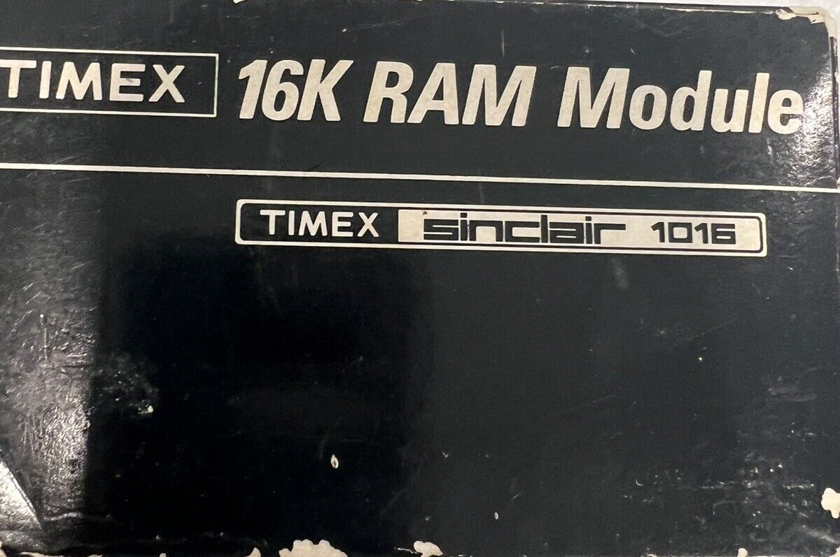 Timex 16K Ram Module Sinclair 1016 | eBay