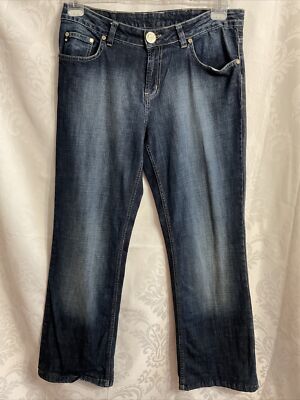 Jennifer Lopez JLO Damenhosen Jeanshosen Gr. 36 (42 44) dunkel blau