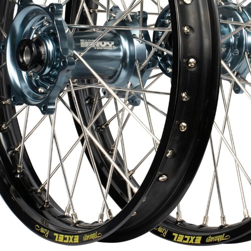 KTM 125 SX 2003 - 2012 Envy / Excel SNR Wheel Set 21/18 Black Rims Titan Hubs - Picture 3 of 9