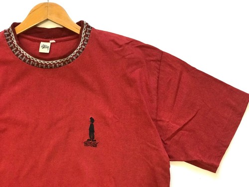 Vintage Stussy Old School Skateboard Tshirt Size L