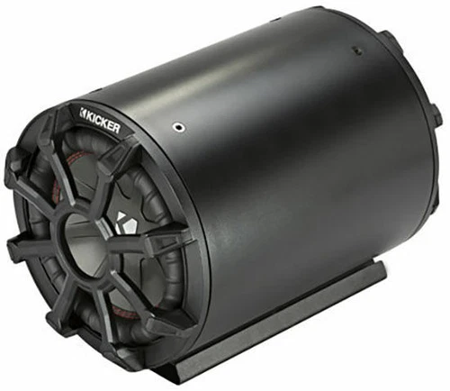 Kicker 46CWTB84 8" 600W Weather-Proof Sealed Tube Enclosure w/ 4-Ohm Subwoofer