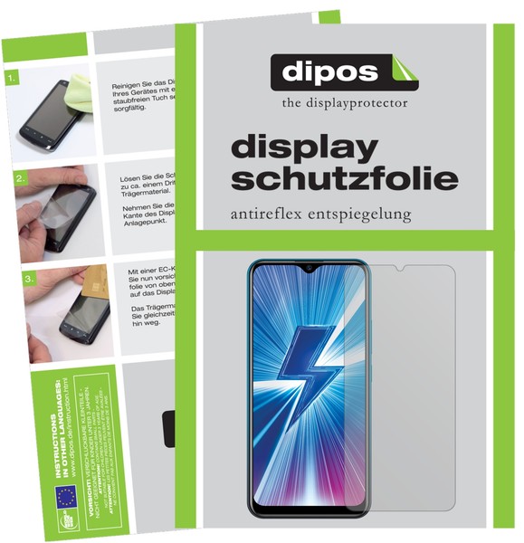 3+3X Schutzfolie FüR Vivo Y5 Matt Displayschutzfolie Folie Display Schutz Dipos-image