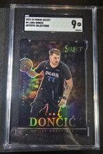 LUKA DONCIC 2023-2024 Panini Select Artistic Selections #4 SGC 9 Mavs Lakers