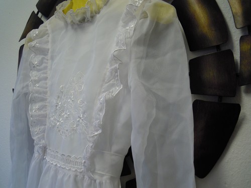 Carho Carl Hofmann Marken Mädchen Kommunion Kleid Gr.140 Taufkleid Fest Hochzeit - Bild 4 von 5