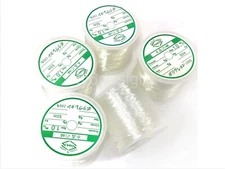 Clear Elastic Cord - High Quality Crystal Stretch  Thread 0.5-1.5mm, 82-320 ft