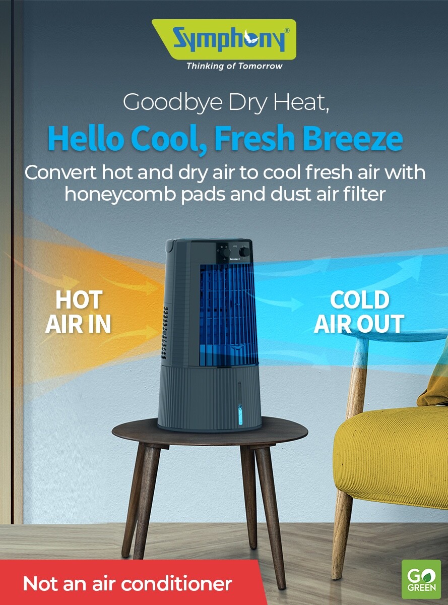 Symphony Waterless Air Cooler Symphony Air Coolers Symphony Duet