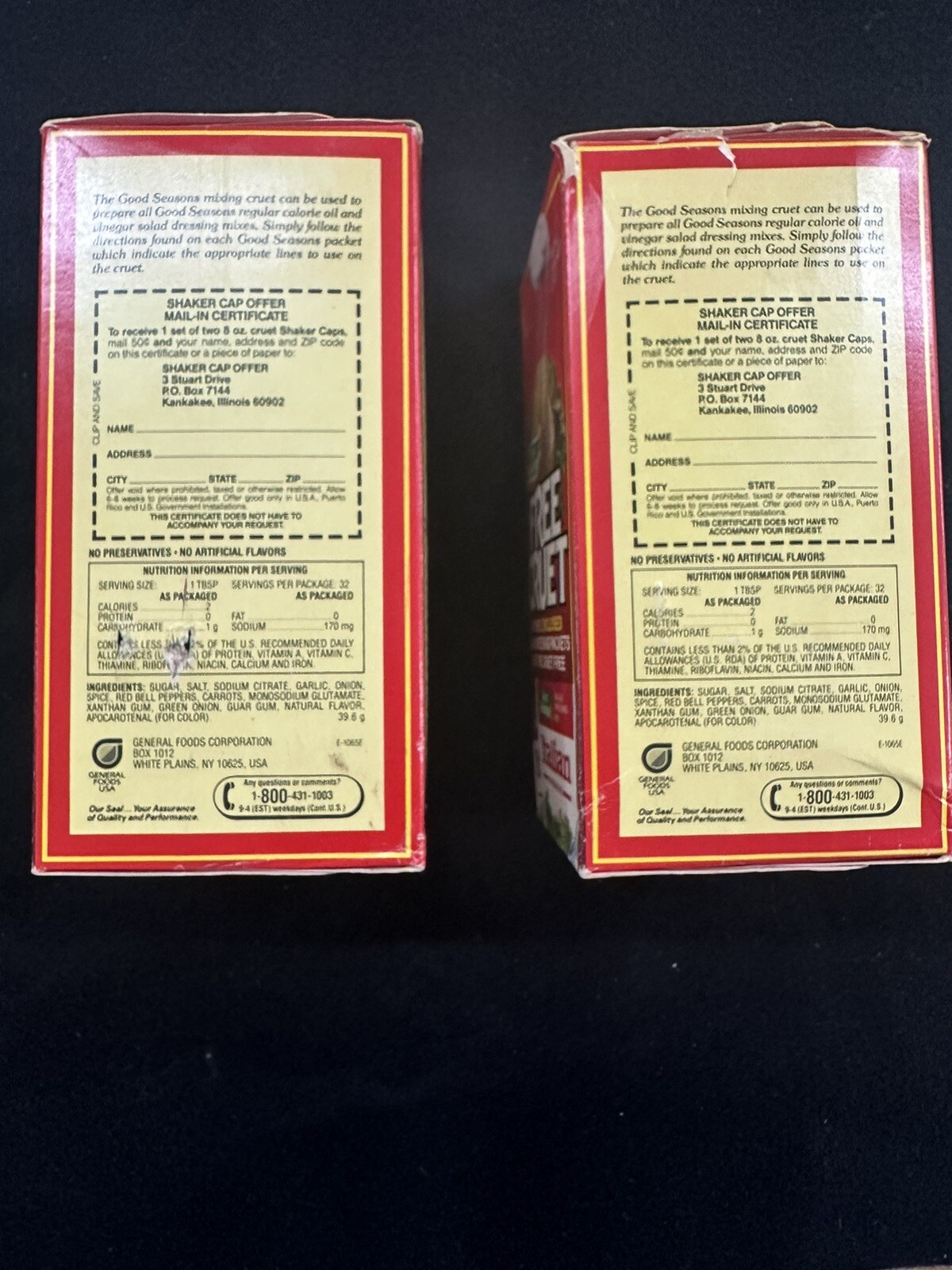 2 Good Seasons Italian Cruet Kit Cruet Plus 2 Dressing Mix’s Per Box