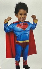 Boys League of Superpets Superman Halloween Costume Cape Toddler 2T 4T NEW