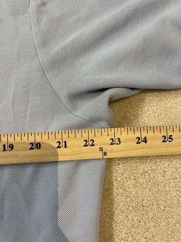 Tommy Bahama Polo Shirt Men Large Light Blue IslandZone Supima Button Up - Picture 3 of 11