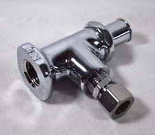 Chicago Faucets 1006-CP 1/2" x 1/2" Angle Stop (Chrome)