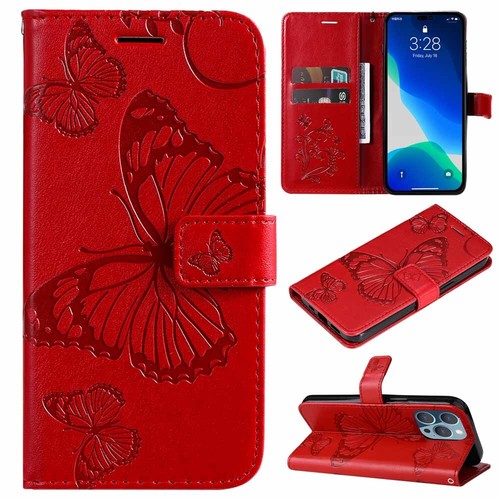 For iPhone 14 Pro 13 12 11 SE XS XR 8 7 6s Wallet Card Holder Leather Case Cover - Picture 12 of 45