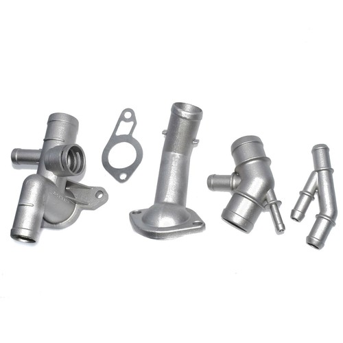 For VW MK4 Golf Jetta GTI 1.8T Audi TT Aluminum Coolant Pipe Flange Upgrade Kit - Picture 3 of 11