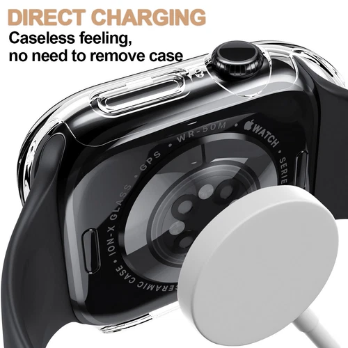 Case for Apple Watch Series 11 10 46/42mm Protective Cover Glass ScreenProtector - Picture 24 of 27