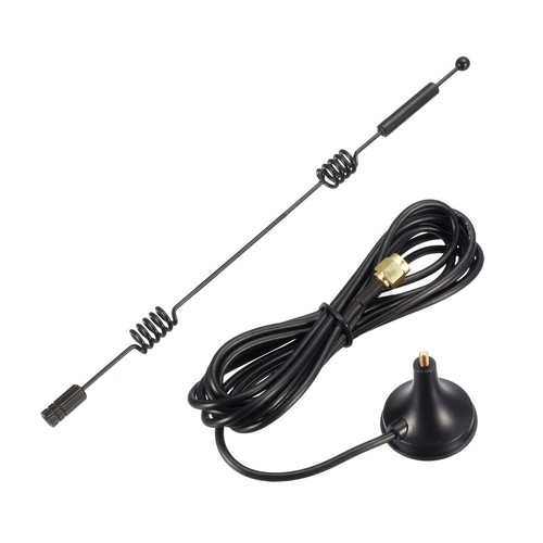 WiFi Antenna 12dBi RG174 2M Extension Cable SMA Male 2.4/5/5.8GHz Magnetic Base - Picture 3 of 4