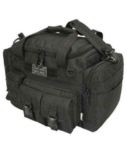 Saxon Holdall 35L Black Military Bag Army Style Molle Compatible - Picture 1 of 4