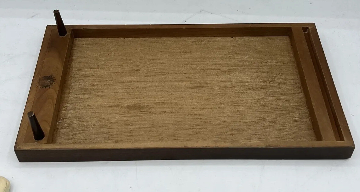 VTG BARBIE 1958 MATTEL MODERN FURNITURE QUEEN BED STOCK #807 MADE IN JAPAN W/BOX