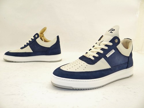 Filling Pieces LOW TOP GAME Sneaker Low Unisex dark blue Blau Leder Gr.42 - Bild 2 von 11