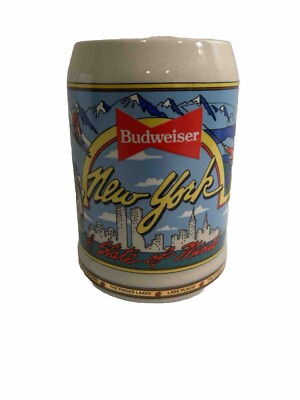 Budweiser New York A State Of Mind Stein SO54214 1991