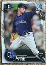 2016 Bowman Draft Picks & Prospects Chrome Robert Tyler Colorado Rockies #BDC-91
