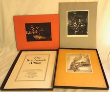 Rembrandt Album- 1950 Heritage Press 32-Print Fine Art Portfolio in Case