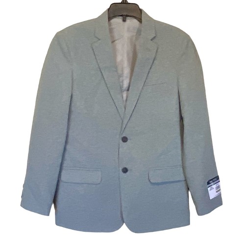 New NAUTICA Big Boys Formal Gray Heather Poplin Suit Jacket Blazer 14R - Picture 7 of 11
