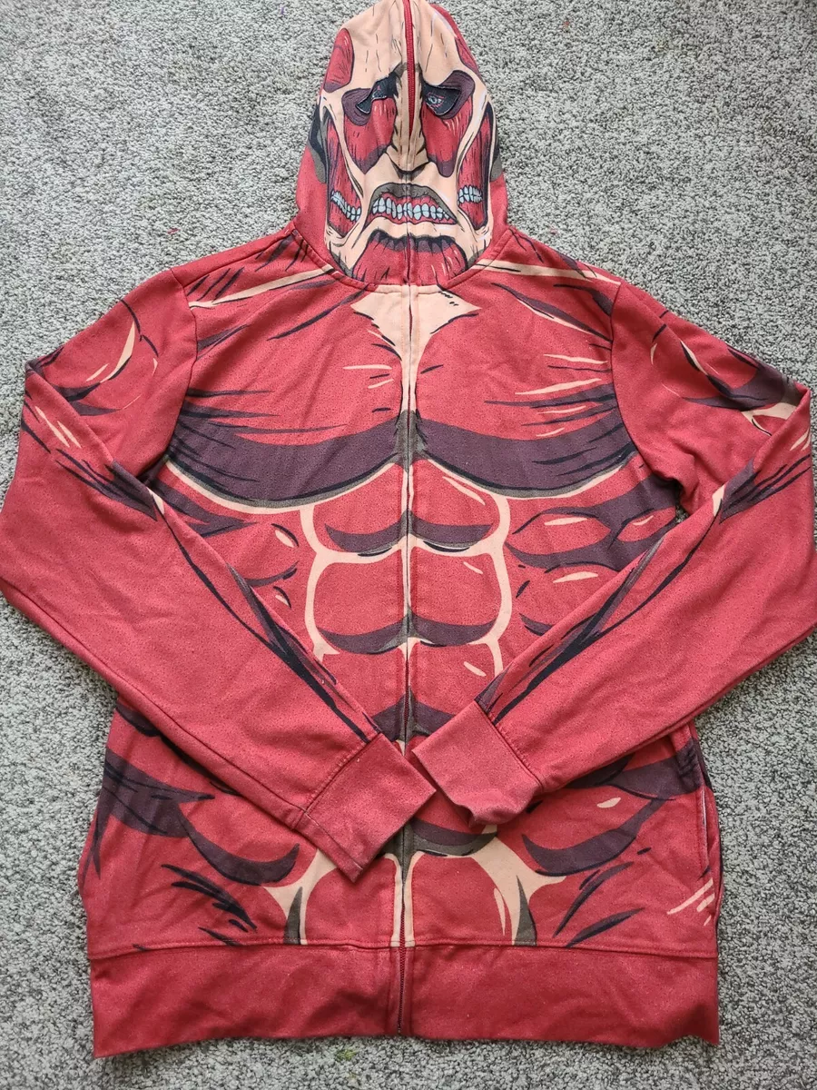 Attack on shop titan hoodie ebay